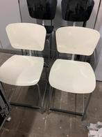 2 witte design krukken segis half hoog zithoogte 58cm Bieden, Ophalen, Gebruikt, Info@segis.nl, Metaal