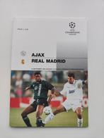 AJAX - Real Madrid Champions League  13-9-1995, Verzamelen, Verzenden, Zo goed als nieuw, Ajax, Overige typen