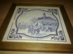 Tegel tableau zakkendragershuisjes Rotterdam, Antiek en Kunst, Ophalen of Verzenden