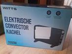 Electrische kachel 2000w zwart nieuw, Ophalen, Zo goed als nieuw