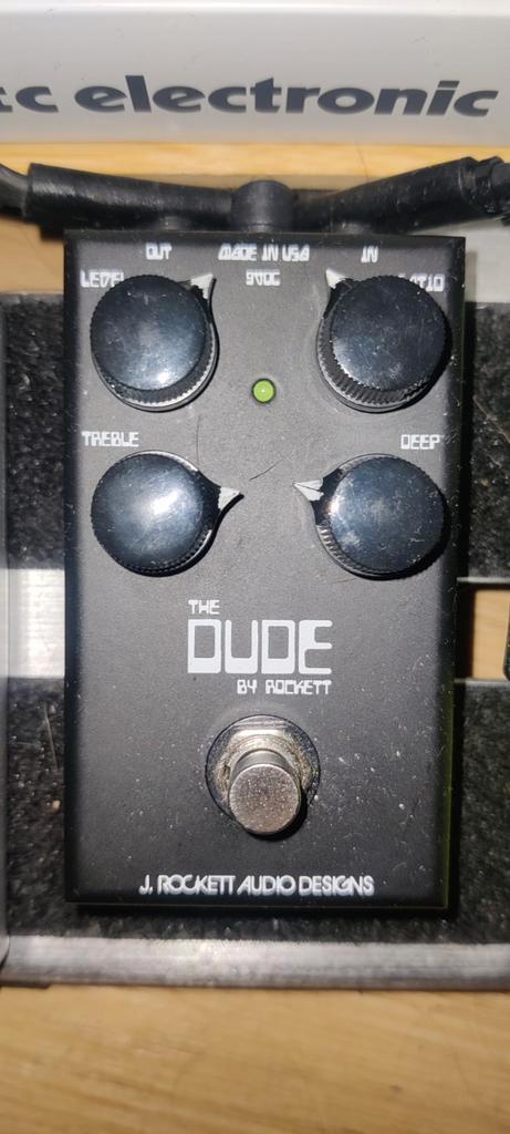 J. Rockett Audio Designs The Dude Overdrive Pedaal, Muziek en Instrumenten, Effecten, Gebruikt, Distortion, Overdrive of Fuzz