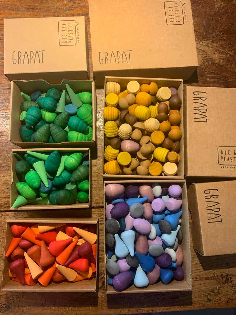 Grapat Basis Stenen - 307 Stuks, Ophalen of Verzenden, Zo goed als nieuw, Bouwen