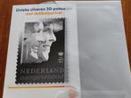 Zilveren 3D-postzegel TROONSWISSELING van Tante Brocante, Postzegels en Munten, Postzegels | Nederland, Ophalen of Verzenden
