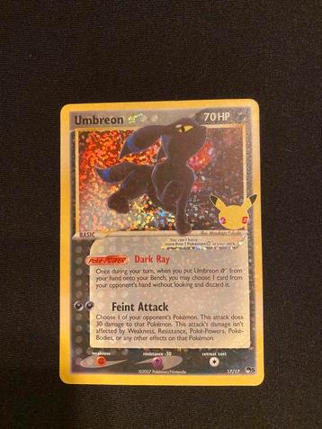 Umbreon Gold star (Celebrations 17/17) beschikbaar voor biedingen