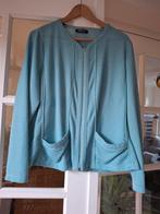 Frank Walder jasje 46 48, Kleding | Dames, Grote Maten, Blauw, Trui of Vest, Ophalen of Verzenden, Zo goed als nieuw