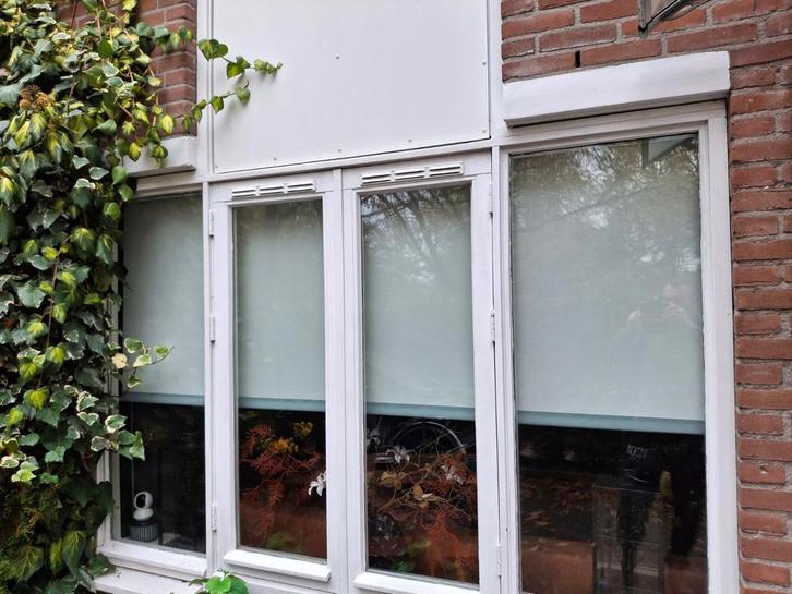 Grijs Verduisterend Rolgordijn - 230cm, Doe-het-zelf en Verbouw, Rolluiken, Zo goed als nieuw, 200 cm of meer, 200 cm of meer