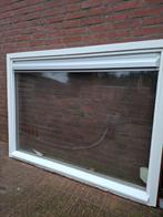 Houten kozijn met dubbel glas, Doe-het-zelf en Verbouw, Kozijnen en Schuifpuien, Ophalen, Hout, 75 tot 150 cm, Raamkozijn