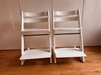 2x witte Stokke triptrapstoel, Ophalen, Gebruikt, Meegroeistoel