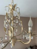 Twee schattige  brocante kroonluchtertjes, Ophalen of Verzenden, Gebruikt, Metaal, Brocante