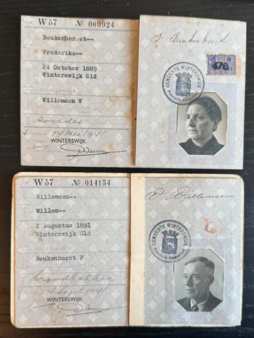 Set persoonsbewijzen winterswijk  beschikbaar voor biedingen