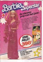 Retro reclame 1977 Mattel Barbie pop superstar schoonheid, Overige typen, Ophalen of Verzenden