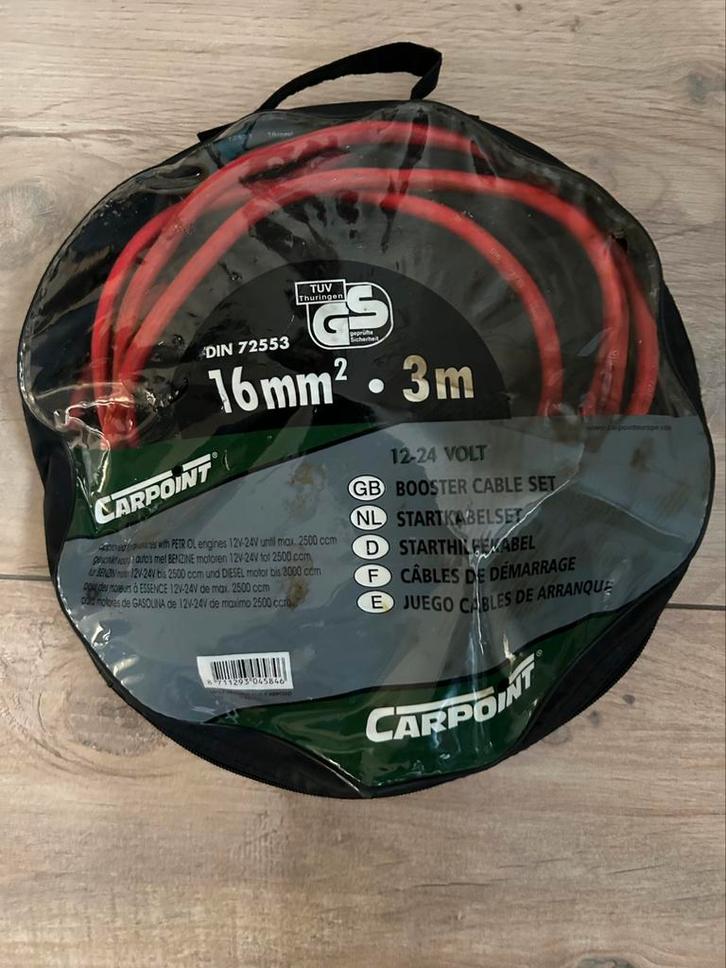 Carpoint Startkabels 12-24V, 16mm², 3m, Auto diversen, Jumpstarters, Gebruikt, Ophalen of Verzenden