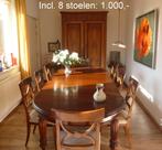 Massief mahonie coulissentafel verlengbaar tot 2.70 m, Antiek en Kunst, Antiek | Meubels | Tafels, Ophalen of Verzenden