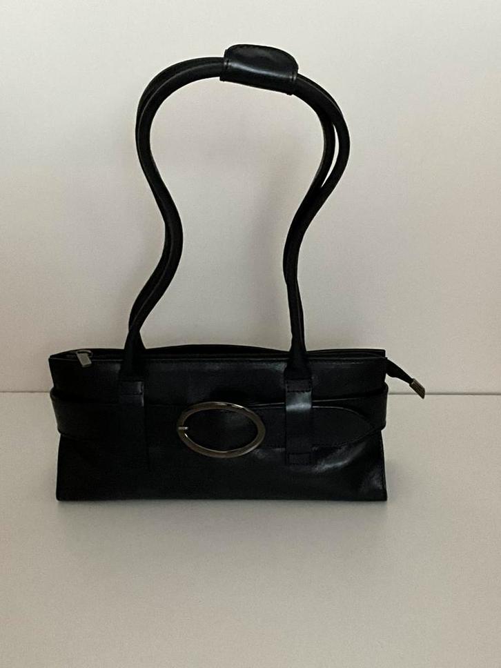 Prachtige leren z.g.a.n. schoudertas van het merk ICCI, Sieraden, Tassen en Uiterlijk, Tassen | Damestassen, Zo goed als nieuw