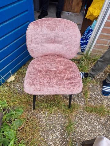 4 eetkamerstoelen roze RICHMOND 