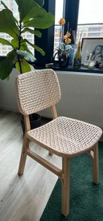 Bamboe Stoel - Zo Goed Als Nieuw, Huis en Inrichting, Stoelen, Ophalen, Riet of Rotan, Bruin, Bohoo, modern, natural