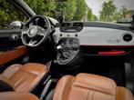 Fiat 500C 1.4-16V ABARTH CABRIO TWO-TONE VOL-LEDER NAVI AIRC, Auto's, Voorwielaandrijving, Euro 5, Gebruikt, 4 cilinders