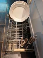 Oud Engels metalen Afdruiprek/Droogrek., Ophalen of Verzenden