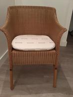 2 Lloyd Loom stoelen, Huis en Inrichting, Stoelen, Ophalen of Verzenden, Gebruikt, Bruin