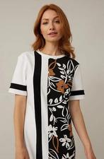 Joseph Ribkoff chique print/zwart/witte jurk mt 40, Maat 38/40 (M), Overige kleuren, ., Joseph Ribkoff