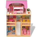 Poppenhuis 3 verdiepingen poppenhuizen GRATIS BEZORGD!, Kinderen en Baby's, Speelgoed | Poppenhuizen, Verzenden, Nieuw, Poppenhuis