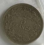 5 franc belgië 1931, Postzegels en Munten, Munten | Europa | Niet-Euromunten, Ophalen of Verzenden