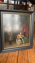 De aanzegging, Antiek en Kunst, Kunst | Schilderijen | Klassiek, Ophalen