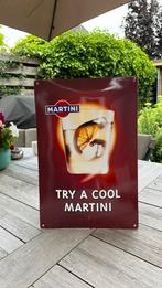 Emaille reclamebord Martini mancave cafe bar kroeg, Ophalen of Verzenden, Gebruikt, Reclamebord