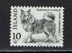 postzegels IJsland Ijslandse hond  (1980), IJsland, Ophalen of Verzenden, Gestempeld