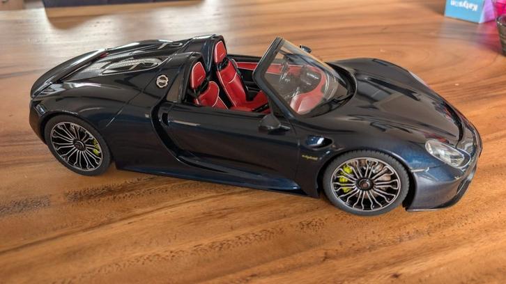 Porsche 918 spider 1:12 (GT767), Hobby en Vrije tijd, Modelauto's | 1:5 tot 1:12, Nieuw, Auto, Ophalen of Verzenden