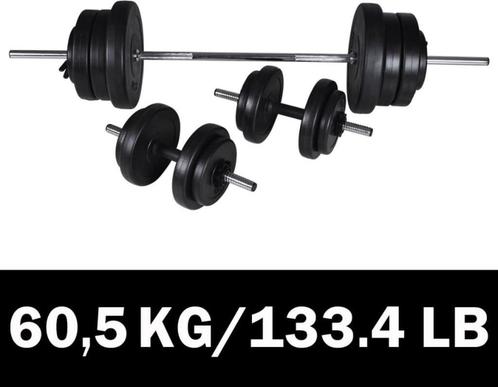 Dumbbell set 60 Kg, Sport en Fitness, Fitnessmaterialen, Nieuw, Dumbbell, Armen, Benen, Borst, Buik, Ophalen