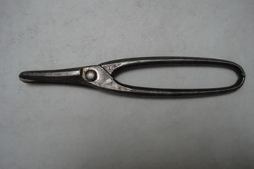 antieke degelijke blikschaar 26 cm goed werkend beschikbaar voor biedingen