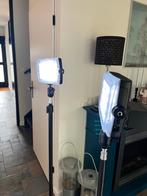 Manfrotto 2 ledlampen micro pro 2, Ophalen of Verzenden, Zo goed als nieuw, Lamp of Flitsset