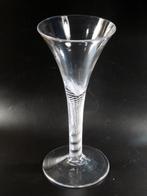 Slingerglas met lucht spiraal, antiek glas, 1750. 558, Antiek en Kunst, Antiek | Glas en Kristal, Ophalen of Verzenden
