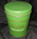 Zilvervliesrijst blik groen reforma, Verzamelen, Blikken, Ophalen of Verzenden, Gebruikt, Overige