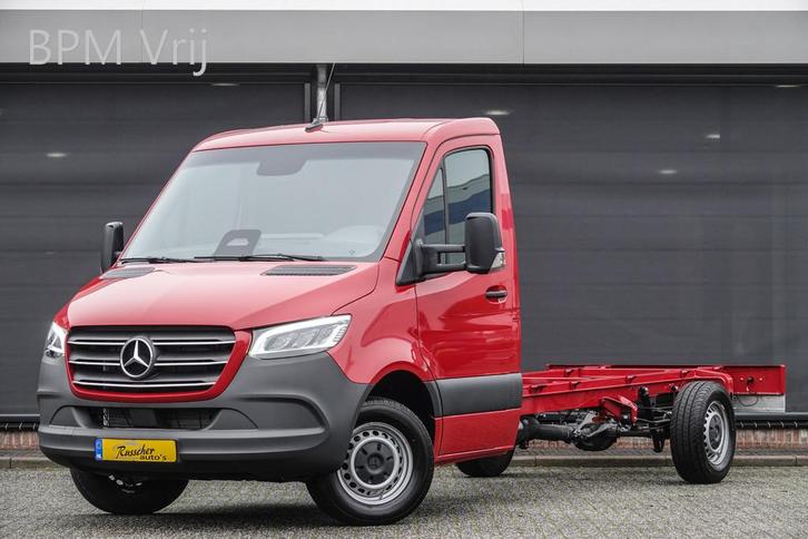 Mercedes-Benz Sprinter L3 | 319Cdi 190Pk 9G-Tronic | Chassis, Auto's, Bestelauto's, Bedrijf, Te koop, ABS, Airconditioning, Alarm