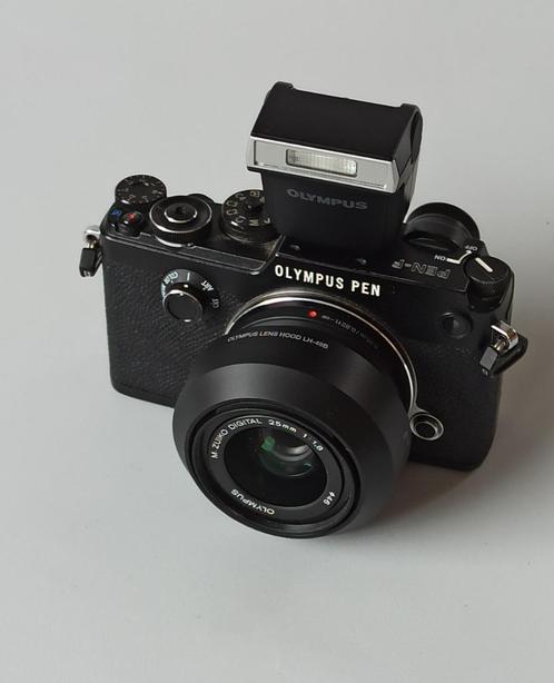 Prijs verlaagd: Olympus Pen-F incl. Olympus 25mm f1.8 lens, Audio, Tv en Foto, Fotocamera's Digitaal, Zo goed als nieuw, Compact