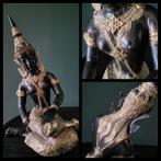 Thaise bronzen danseres, muziekspeelster, 1,6 kg. Apsara., Huis en Inrichting, Ophalen of Verzenden, Gebruikt