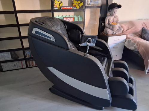 Luxe Massagestoel - Zo Goed Als Nieuw, Huis en Inrichting, Stoelen, Zo goed als nieuw, Eén, Kunststof, Leer, Zwart, Ophalen