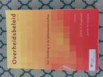 Boek Overheidsbeleid., Ophalen of Verzenden, Beta, Gelezen
