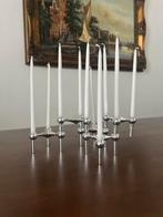 🤎 Modulaire design kandelaar | 5 stuks 🤎 Mid Century, Overige kleuren, Ophalen of Verzenden, Zo goed als nieuw, Metaal