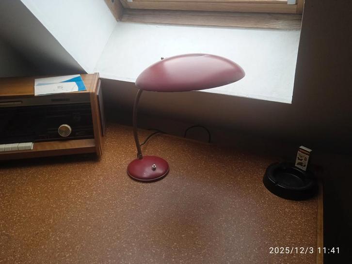 Bureau-  tafellamp in Bauhaus stijl jaren 60, Antiek en Kunst, Antiek | Lampen, Ophalen