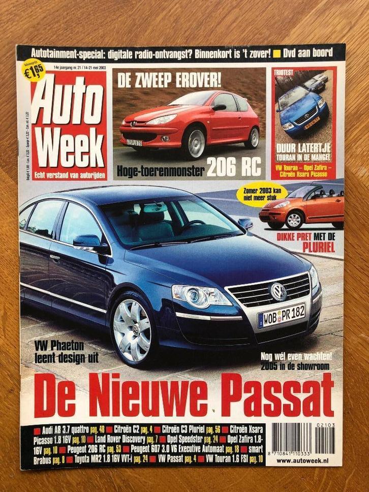 Autoweek nr. 21 2003, Boeken, Auto's | Folders en Tijdschriften, Nieuw, Algemeen, Verzenden