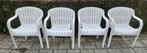 Allibert tuinstoel 4 st, Tuin en Terras, Tuinstoelen, Ophalen, Kunststof