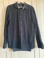 Rib overhemd XL | cotton club, Kleding | Heren, Overhemden, Ophalen of Verzenden, Zo goed als nieuw, Blauw, Halswijdte 43/44 (XL)