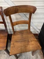 Teak stoelen, Huis en Inrichting, Stoelen, Ophalen, Bruin, Vijf, Zes of meer stoelen
