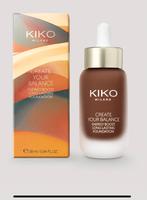 Kiko milano foundation cocoa, Gehele gezicht, Zwart, Nieuw, Ophalen of Verzenden