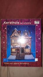 kersthuisje met verlichting, Ophalen of Verzenden, Gebruikt