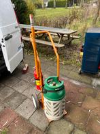 Professionele gasfleswagen voor krimppistool ripack, Ophalen, Gebruikt