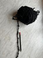 100% wol boucle 110 gr zwart, Verzenden, Nieuw, Breien of Haken, Wol of Garen